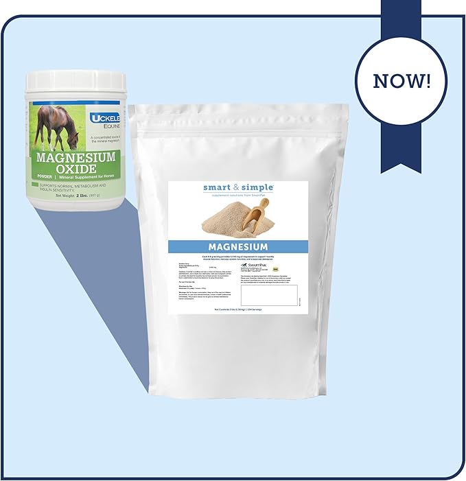 SmartEquine Smart & Simple Magnesium Horse Supplement | Supports Metabolism and Muscle Function | 515 Servings | 10 lb
