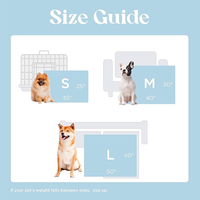 Lesure Waterproof Puppy Blanket for Small Dogs - Washable Double Sided Dog Blankets with Warm Jacquard Shag and Soft Sherpa Fleece, Pet Cat Blanket for Couch Protection, Bow Design,Ice Blue