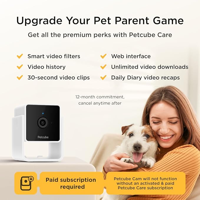 Petcube Security Camera (Cam with Subscription)