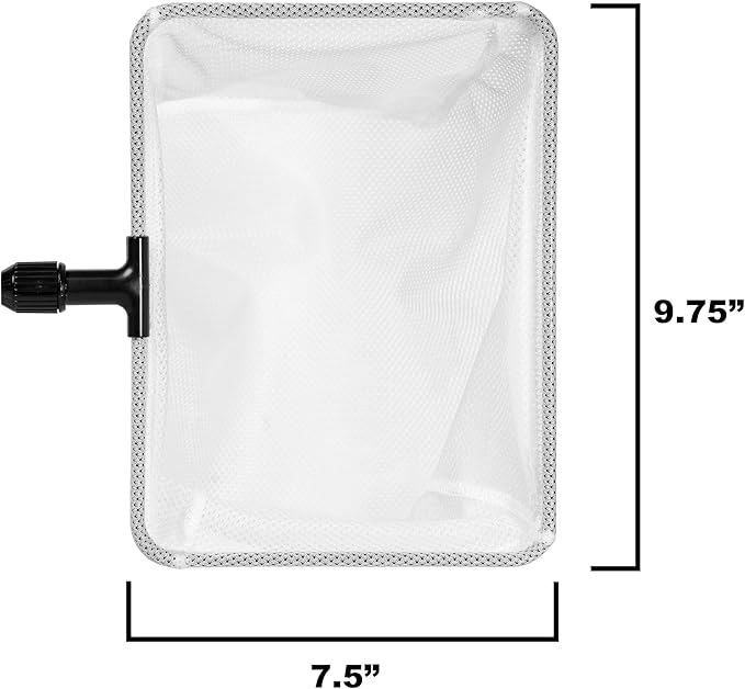 UNEAK - Aquarium Fish Net with Extendable 22"-33" Handle, Telescopic Fish Tank Nets, Fine Mesh Net for Fish and Shrimp Catching, Ponds, Creeks, and Aquariums