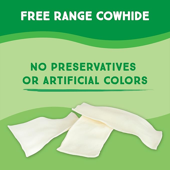 Chips 5-Pound Bag - Premium Large Dog Rawhide Chews - Ideal for Agressive Chewers Dog Rawhide Treats - Durable Rawhide Bones for Large Dogs
