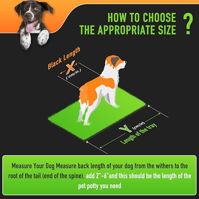 Hompet Dog Grass Pad with Tray Large, 52.7"x35", 2 Reusable Artificial Turf for Dogs Potty, Waterproof Non-Slip Washable Pee Pads, Quickly Absorbency Portable Dog Litter Box for Indoor/Outdoor Use