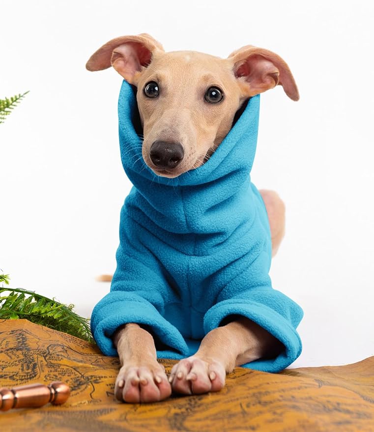 Dog Fleece Sweater Turtleneck Long Sleeve Pullover Sweatshirt Warm Puppy Clothes for Small Medium Dogs