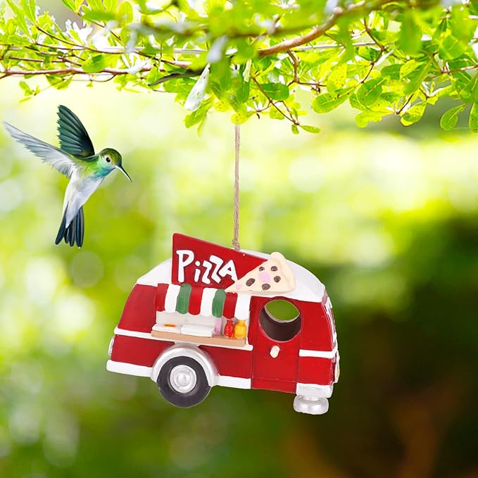 Yinns Bird House, Hanging Camper Bird Houses for Outside, Wild Birdhouse, Decorative Bird House for Home Garden Decor