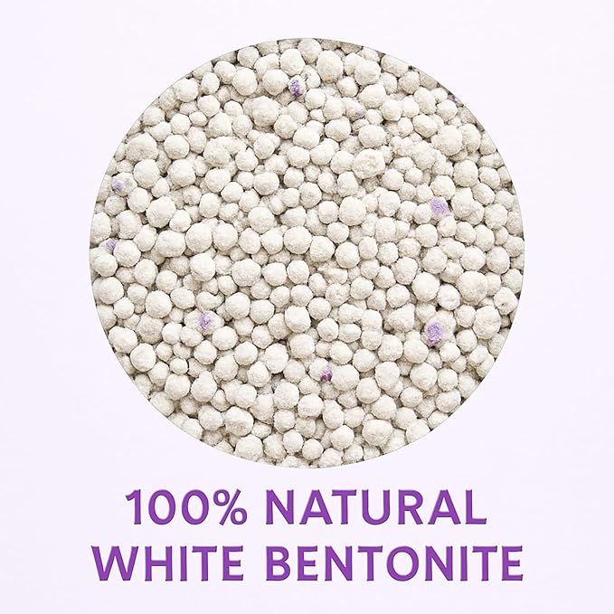 Lavender Scented Clumping Cat Litter – 17.2 lb / 9L, Dust-Free, Odor Control