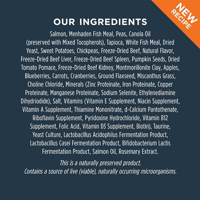 Instinct Raw Boost, Natural Dry Dog Food with Freeze Dried Pieces, High Protein, Grain Free Recipe - Real Salmon, 3.5 lb. Bag