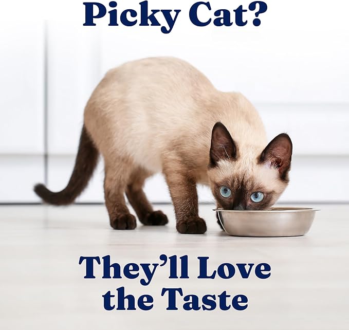 Solid Gold Wet Cat Food Shreds in Gravy - Canned Cat Food Made w/Real Tuna - Five Oceans Grain Free - 16ct/3oz Can