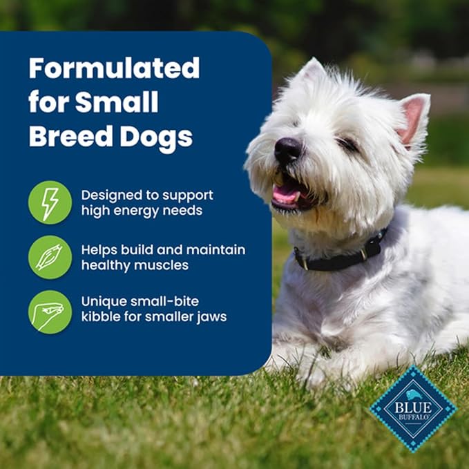 Blue Buffalo Life Protection Formula Natural Adult Small Breed Dry Dog Food, Lamb and Brown Rice 5-lb Trial Size Bag