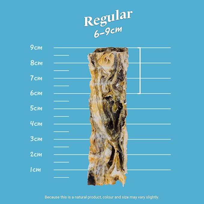 SKIPPER'S Cod Fish Skin Finger Dog Treats - All Natural & Healthy Fish Skin Sticks, Air Dried Long Lasting Chews for Dogs, Good for Teeth and Digestion, Rich in Omega 3, Hypoallergenic | 8.82 Oz