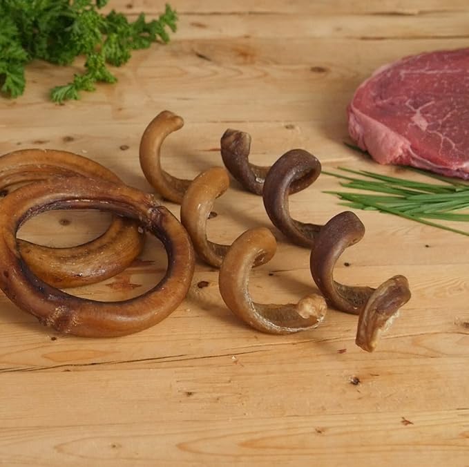 Pawstruck All-Natural 6" Bully Stick Springs for Dogs - Fun, Challenging, Rawhide-Free, 100% Beef, Single Ingredient Chew Bones - Fully Digestible, Low Odor - 10 Pack - Packaging May Vary