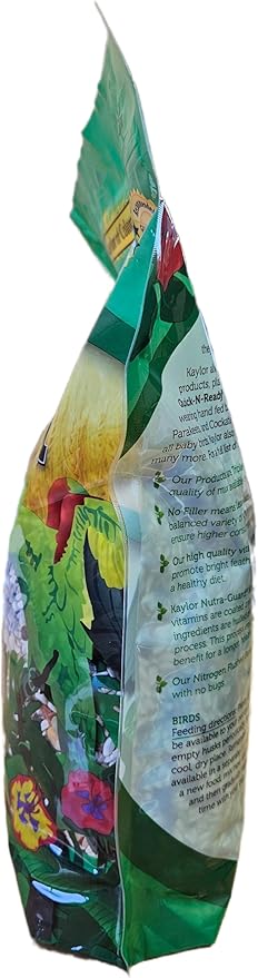 Parrot Bird Food (No Sunflower Seeds), 4 lbs Bag - Seed Mix for a Variety of Parrots