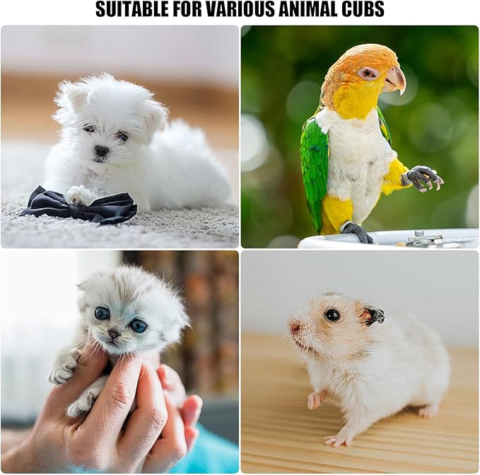 Baby Bird Feeding Syringe Set, Pet Parrot Milk Feeding Syringe with Tubes, Parrot Feeding Tubes Measuring Tools for Feeding Pets Scientific Industrial Labs… (20ml + 2 spoons)