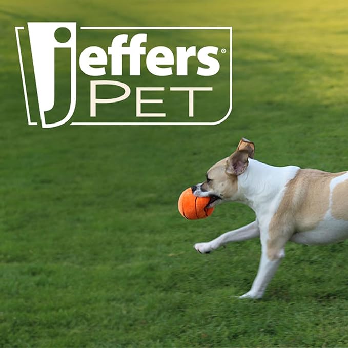 Jeffers Pet Plush Dog Toy with Squeaker, Baseball 4" - Soft Crinkle Fabric, Safe & Durable, Healthy Fun for Small & Medium Dogs, Interactive Play, Fetch, Tug - Best Gift for Active Games