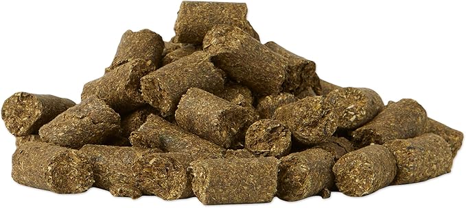 Uckele SmartEquine Equi Treats | Made with Timothy Grass & Sunflower Meal | High-Fiber Horse Treats | Low ESC & Starch | Bite-Sized | No Added Sugar | Cookies for Horses | 4 LB (4 LB, Apple Pie)