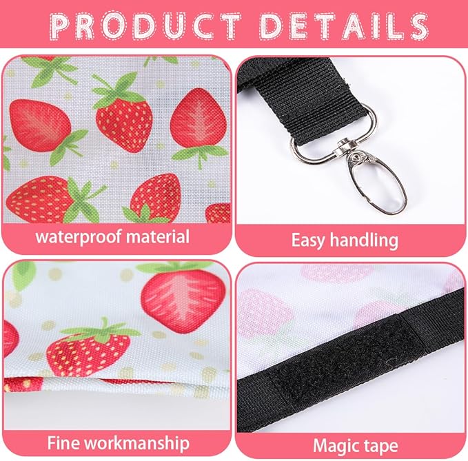 DZWLKJ Rabbit Hay Feeder, 600D Polyester, Watermelon, Hay Feeder Bag, Guinea Pig, Chinchilla, Hamsters, Small Pets, 1 Pack, Foldable, Lightweight