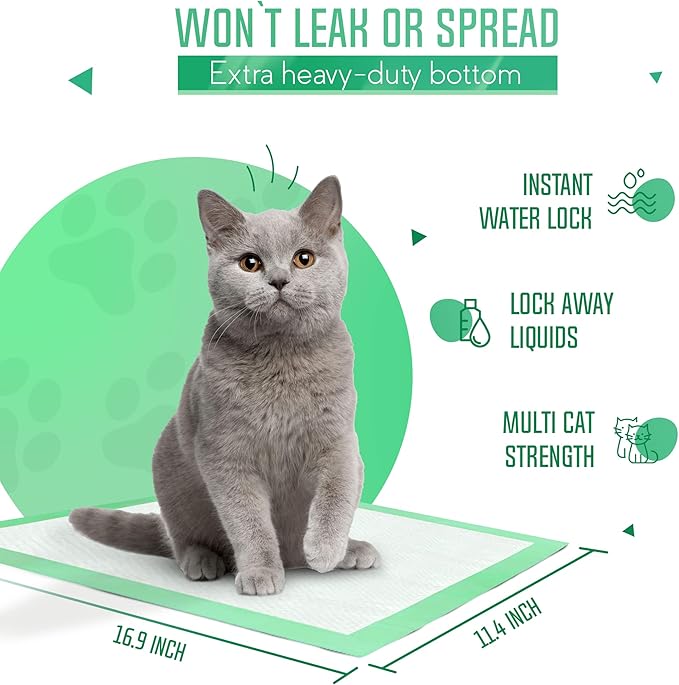 PETSWORLD Multi Cat Pad Refills for Cats Breeze Litter System, Ultra-Absorbent, Quick Dry - (800 Count, Fresh Scented)