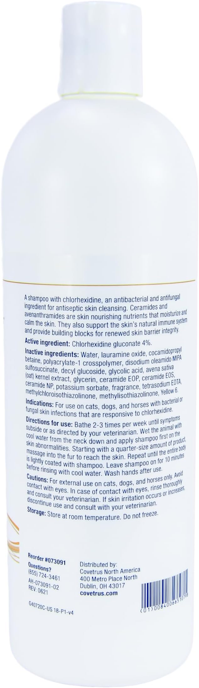 CeraSootheยฎ CHX Antiseptic Shampoo 16oz