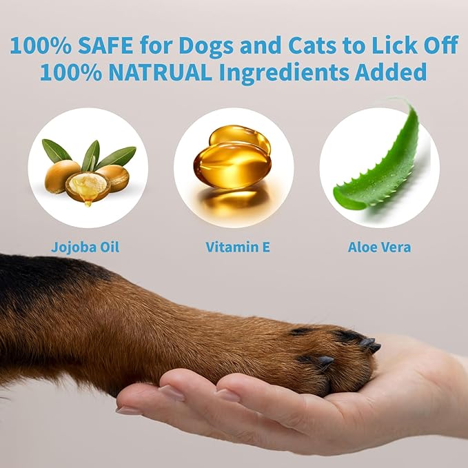 Mooncat Cat Paw Balm โ Cat-Specific Paw & Nose Moisturizer for Dry Cracked Pads, Fast Absorbing Lick Safe Natural Botanical Care, Non Greasy Fragrance Free Protection & Repair - 2oz (60ml)