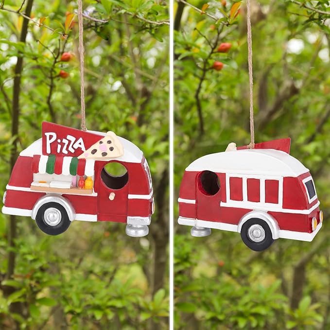 Yinns Bird House, Hanging Camper Bird Houses for Outside, Wild Birdhouse, Decorative Bird House for Home Garden Decor