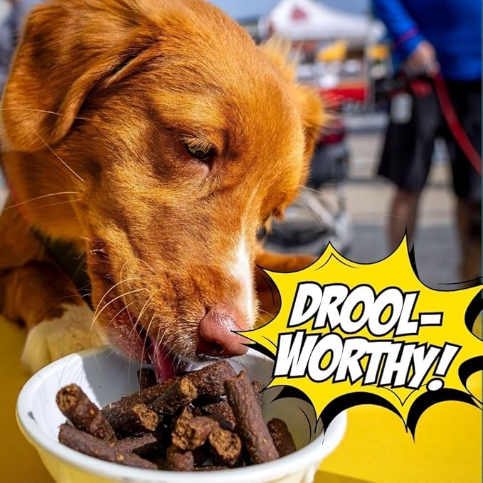 Chippin Dog Birthday Soft Treat, Great Gift, Wild-Caught Fish, Pumpkin Jerky for Dogs, No Chicken, Grain-Free, Hypoallergenic | Made in USA