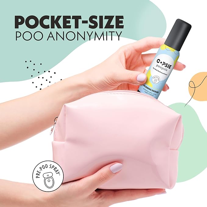 Morning Shower Before & After You Go Toilet Spray 2oz - Portable Odor Eliminator