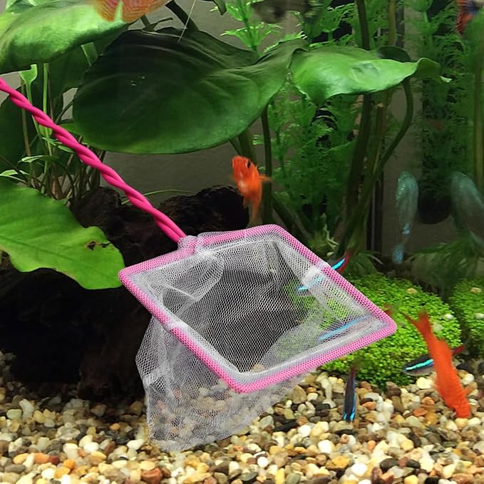 3 Pcs Tank Net Aquarium Fish Net Fish Landing Net Aquarium Fishing Net Fish