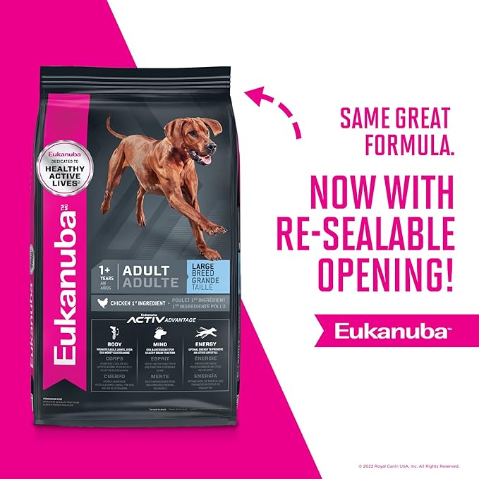 Eukanuba Adult Large Breed Dry Dog Food, 30 lb Bag