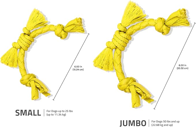 Playology Dog Toys | Puppy Toy Sensory Rope Tug of War Rope for Dogs and Puppies | Small Chicken Scented Toy - Easy to Clean and Made from Non Toxic Materials