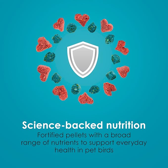 Kaytee Forti-Diet Pro Health Pet Parrot Bird Food, 8 Pound