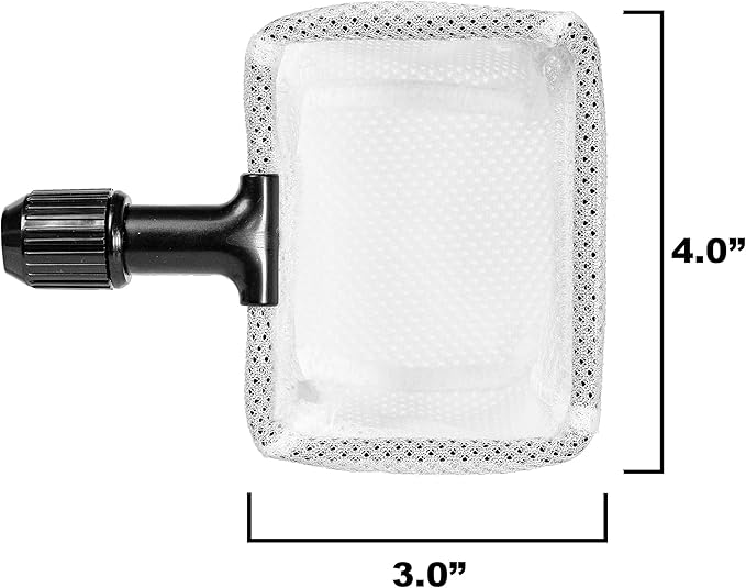 UNEAK - Aquarium Fish Net with Extendable 22"-33" Handle, Telescopic Fish Tank Nets, Fine Mesh Net for Fish and Shrimp Catching, Ponds, Creeks, and Aquariums