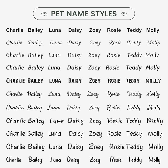 YEHANTI Personalized Dog Tags Engraved for Pets - Stainless Steel Custom Dog Cat Tag with Various Cute and Beautiful Icons, Double Sided Engraved Pet ID Tags Dog Name Tag, Bone