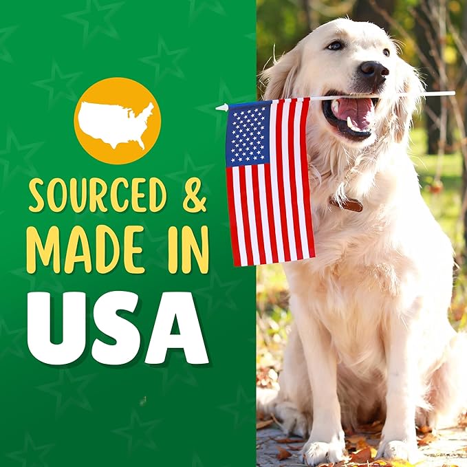 Chicken Wrapped Rawhide Dog Treats – 20ct. Rawhide Chew Sticks – Long Lasting Chews for Small Dogs Made in The USA with Natural Chicken and Beef Hide
