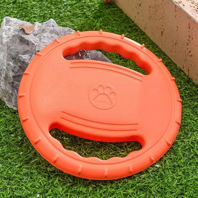 1 Pack Dog Soft Flying Discs Interactive Training Toys, EVA Material Lightweight Pet Supplies, Floats in Water, Great for Beach and Pool (Green)