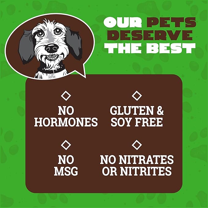 etta says! Big Yumm Sticks - Real Meat Beef Dog Jerky Treats - Human Grade - Made in The USA (12 Count Pack of 1)