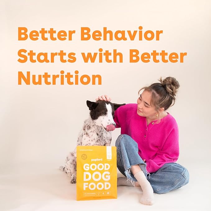 Pupford Good Dog Food, Freeze-Dried Raw, High-Protein, Superfood Ingredients, Vet-Approved, No Fillers or Artificial Additives (Chicken Recipe, 16 oz)