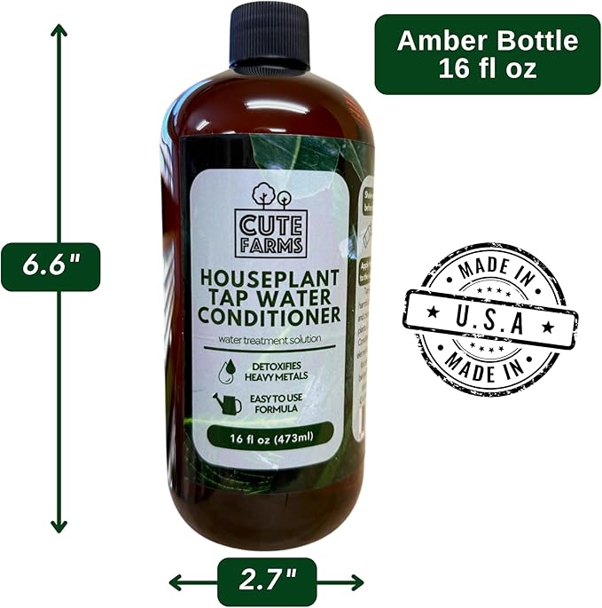Tap Water Conditioner for Houseplants, Hydroponics, & Aquariums | 16oz | Detoxifies Heavy Metals, Remove Chlorine & Chloramines, Balance pH, Support Plant Growth - Cute Farms