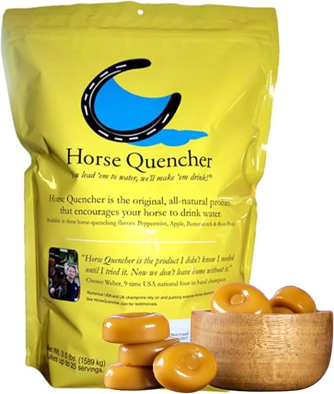 Horse Hydration Supplement Treat, Thirst Quencher for Horses, All-Natural Grains for Equestrians and Horse Owners, Aids in Preventing Health Issues - 3.5 lbs Bag