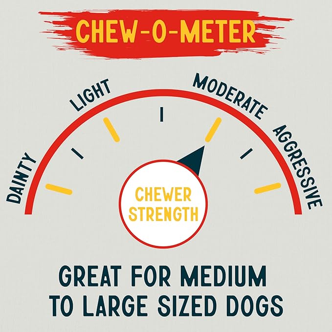 Canine Chews 10-11" Retriever Stick Rolls Rawhide for Dogs Skinny Sticks for Small Aggressive Chewing Dogs (20 Pack)