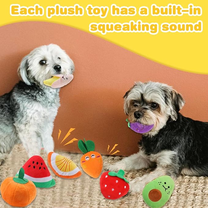 Puppy Chew Toys for Teething, Dog Toys 18 Pack Puppy Essentials Chew Toy Bundle with Squeaky Toys and Interactive Rope Toys for Small Dogs, Stuffed Plush Toys for Puppies to Keep Them Busy