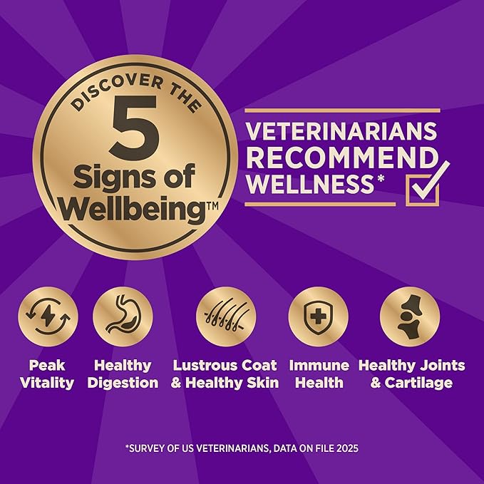 Wellness CORE+ (Formerly RawRev) Natural Grain Free Small Breed Dry Dog Food, Original Turkey & Chicken with Freeze Dried Turkey, 4-Pound Bag