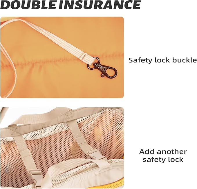 Soft and Comfortable Pet Carrier and Business Backpack with Strong Support - Ideal for Business, Travel, and Outings with Small Dogs and Cats (Kahki,15.7" L x 5.5" W x 9.8" H,up to 16lbs