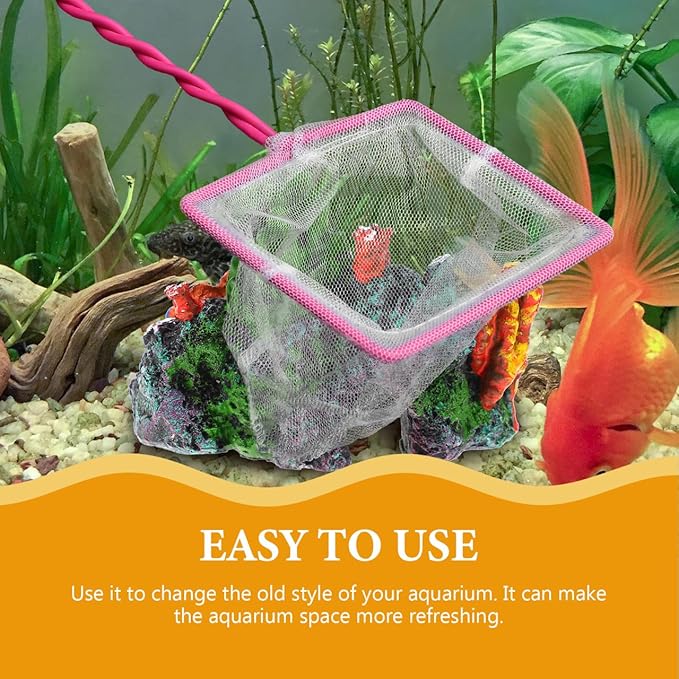3 Pcs Tank Net Aquarium Fish Net Fish Landing Net Aquarium Fishing Net Fish