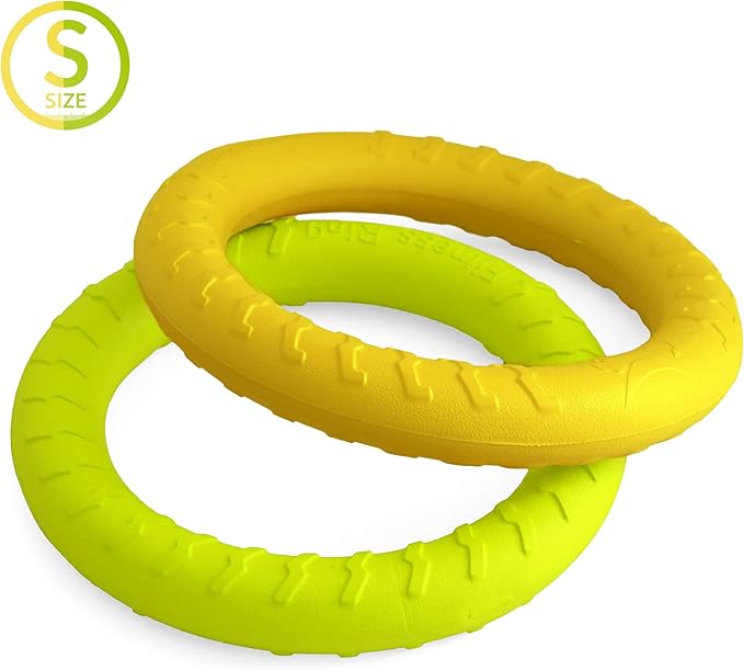 PetSpy Dog Training Ring for Outdoor Fitness Floatable Pulling Toy and Flying Disc Interactive Play Tool for Small Medium Large Dogs