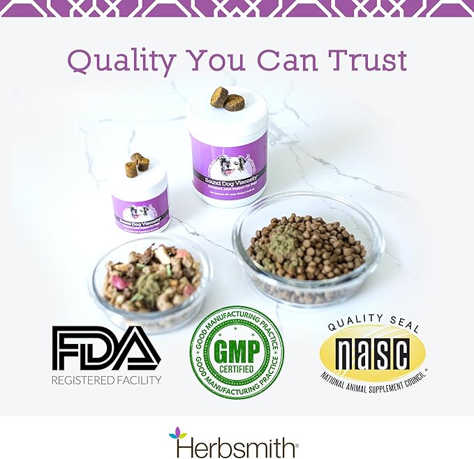 Herbsmith 75g Powder Advanced Joint Support Sound Dog Viscosity Veterinarian Recommended Glucosamine for Dogs