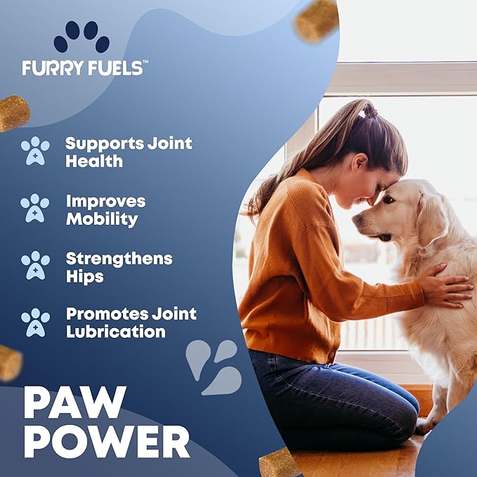 Hip and Joint Supplement for Dogs 120 Dog Chews - Advanced Glucosamine for Dogs - Chicken Flavor Hip and Joint Chews for Dogs - Dog Pain Relief Supplement - Perfect for Small to Medium and Large Breed