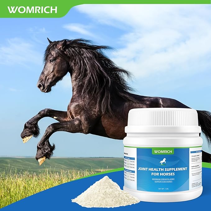 Joint Health Supplement for Horses Powder - Glucosamine, MSM, Chondroitin Sulfate - Joint Support Supplement for Horses Senior Horse Joint Support Formula