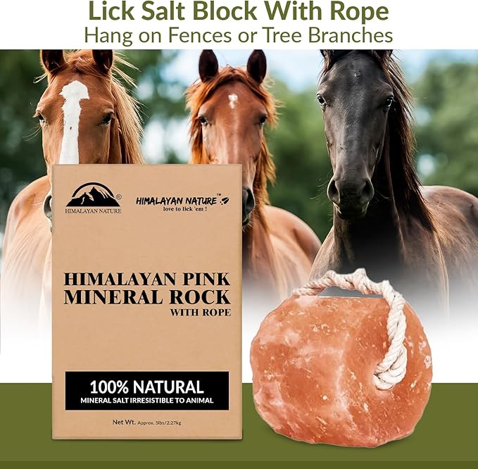 Animal Licking Salt Mineral Rock,100% Natural Rock Salt - Deer Attractant Rock