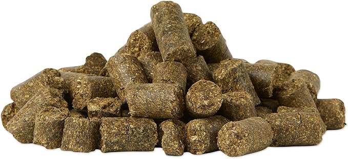 Uckele SmartEquine Equi Treats | Made with Timothy Grass & Sunflower Meal | High-Fiber Horse Treats | Low ESC & Starch | Bite-Sized | No Added Sugar | Cookies for Horses | 4 LB (4 LB, Cherry Vanilla)