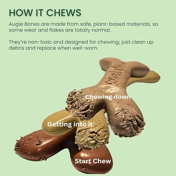 2-Pack Non-Toxic Dog Toys - Sustainable Beef Flavored Dog Chew Toys for Aggressive Chewers - Plant-Based Bioplastic Pet Toys - Made in The USA (Mighty)