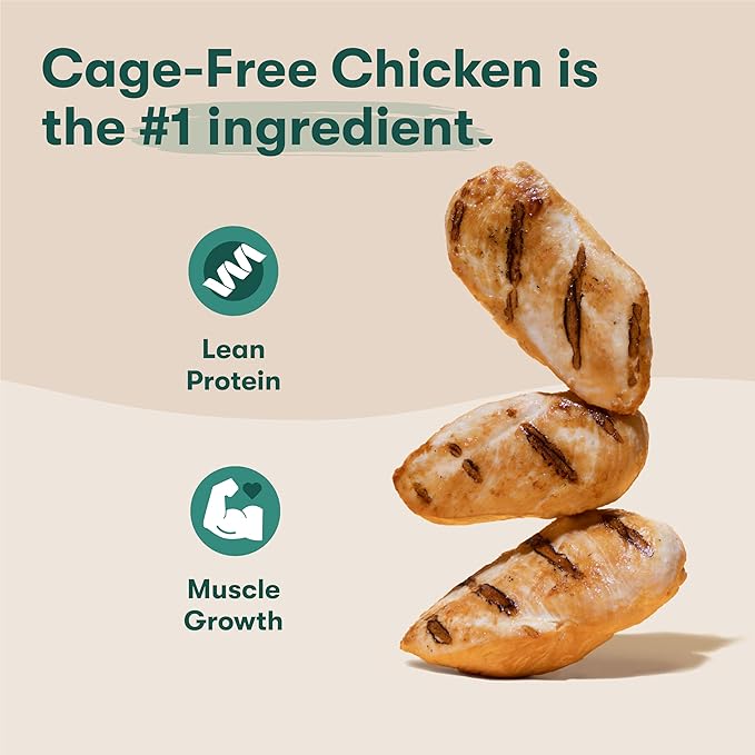 Jinx Premium Grain-Free Dry Dog Food, for All Lifestages - Real Chicken, Sweet Potato & Carrot Kibble with Superfoods for Immune Support & Probiotics for Digestive Support - No Fillers - 4lb